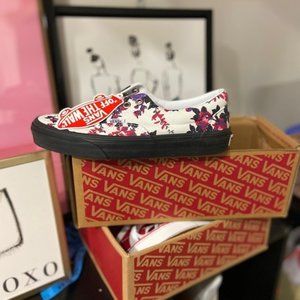 Vans authentic Era floral black white